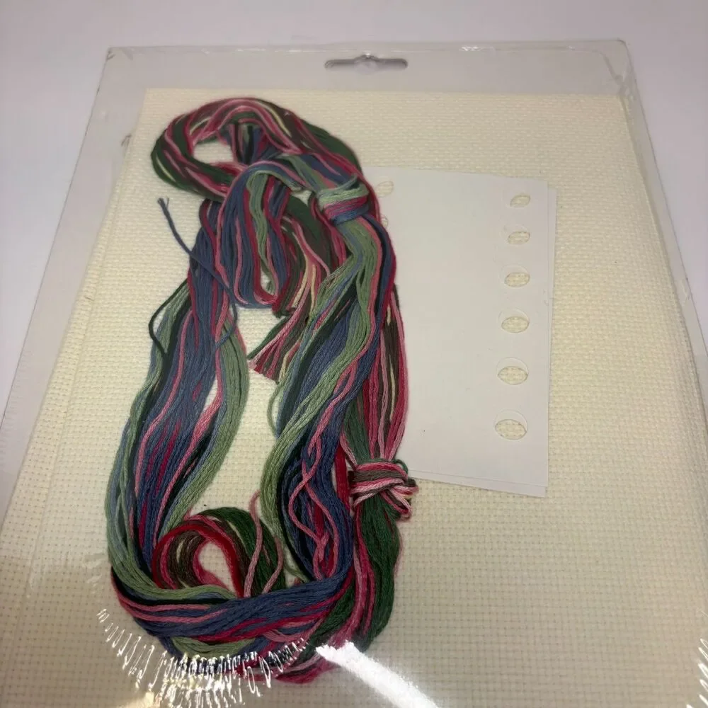 Vintage Janlynn God Is Good God Is Great Counted Cross Stitch Kit 12x13 New
